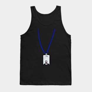 Severance series lumon industries DYLAN GEORGE Badge fan works graphic design by ironpalette Tank Top